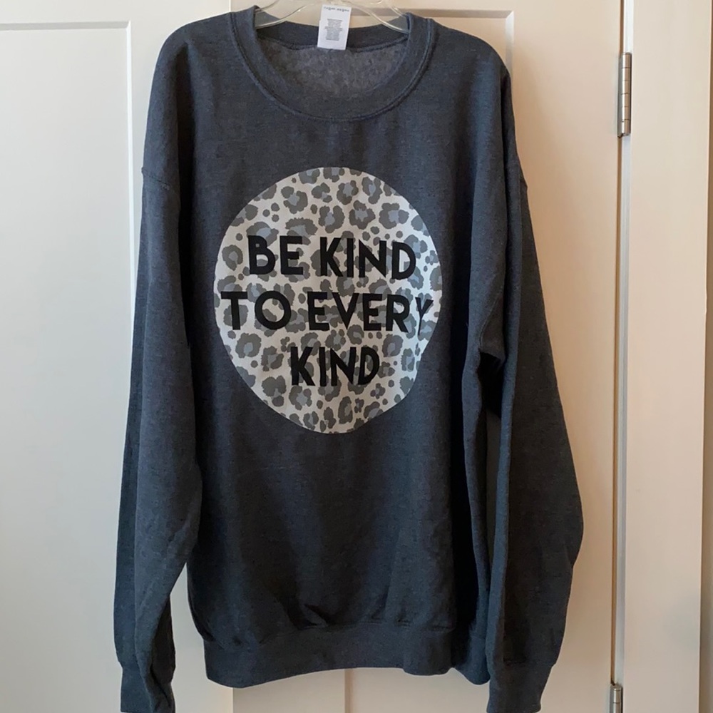 Cheetah Print Logo Sweatshirt